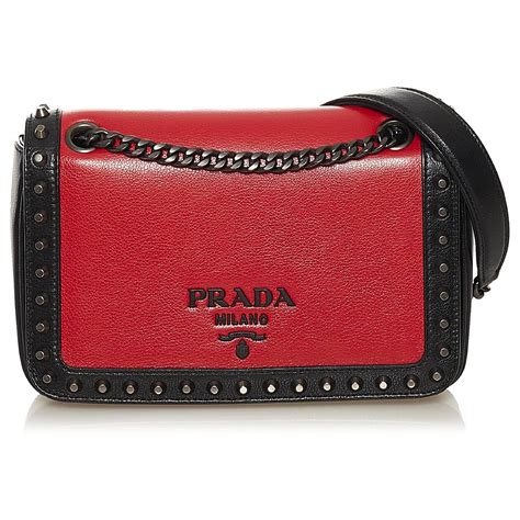 borse con borchie a tracolla tipo prada|farfetch borse prada donna.